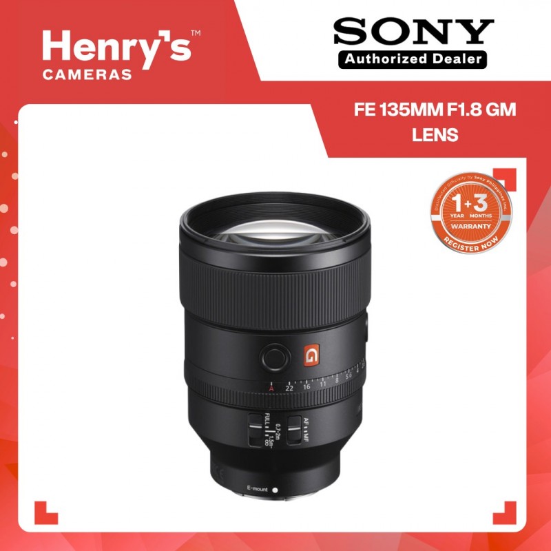 SONY FE 135MM F1.8 GM LENS (SONY PHILS)